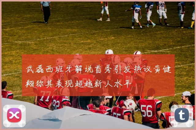 武磊西班牙解说首秀引发热议黄健翔称其表现超越新人水平