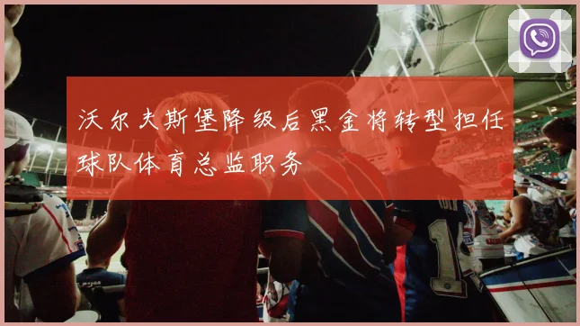 沃尔夫斯堡降级后黑金将转型担任球队体育总监职务